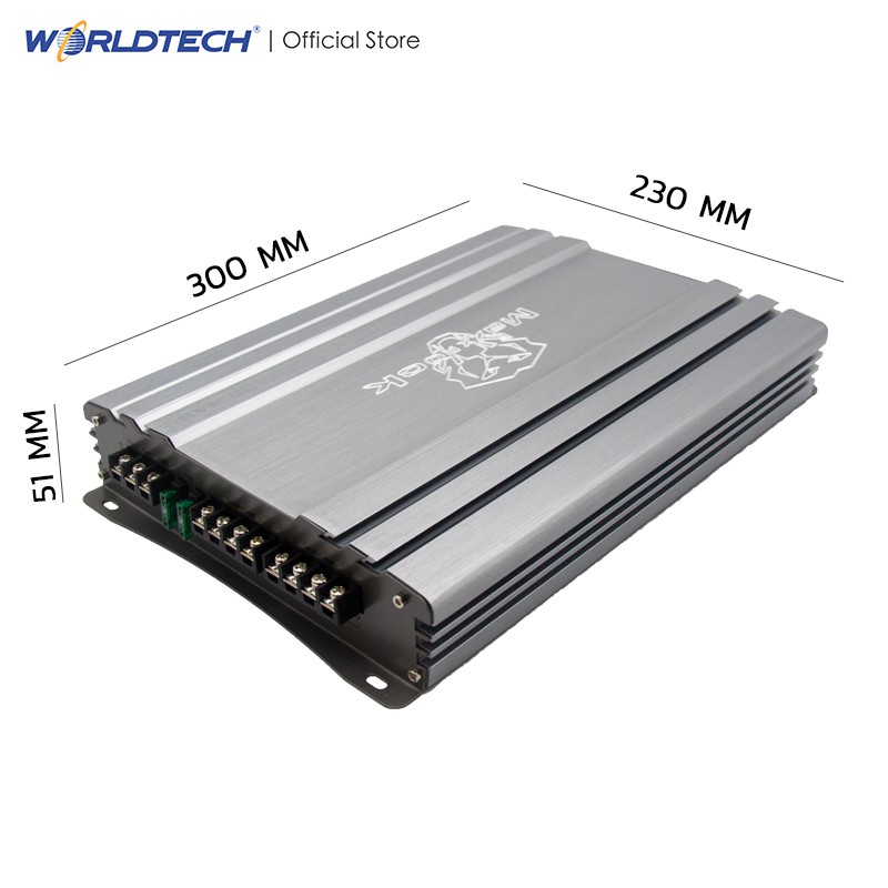 Worldtech Car Amplifier เพาเวอร์แอมป์ รุ่น MXAMP100.4