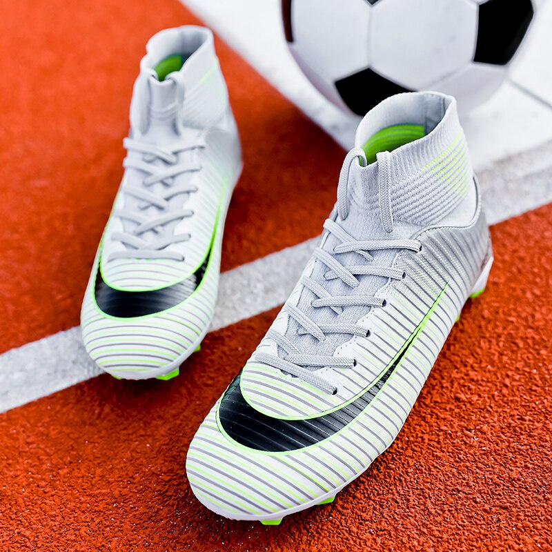 BALDAUREN High Top Soccer Cleats Men Big Size Football Boots Soccer