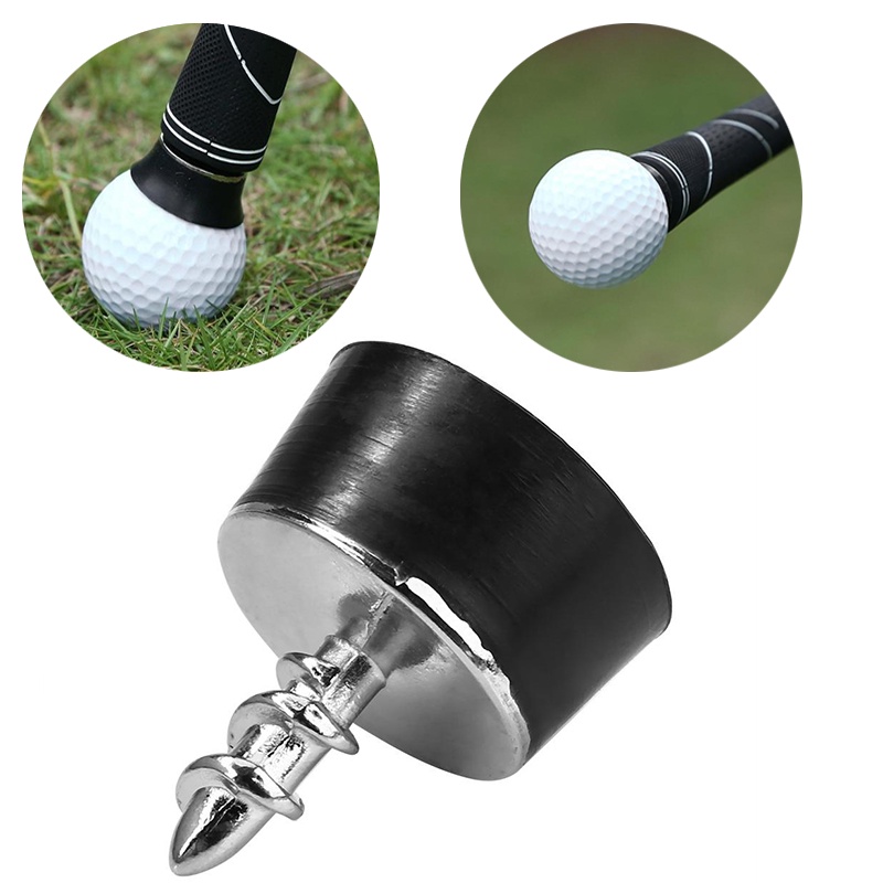 Golf Ball Pick Up Putter Grip Retriever Tool Mini Rubber Suction Cup Pickup Screw Golf Training