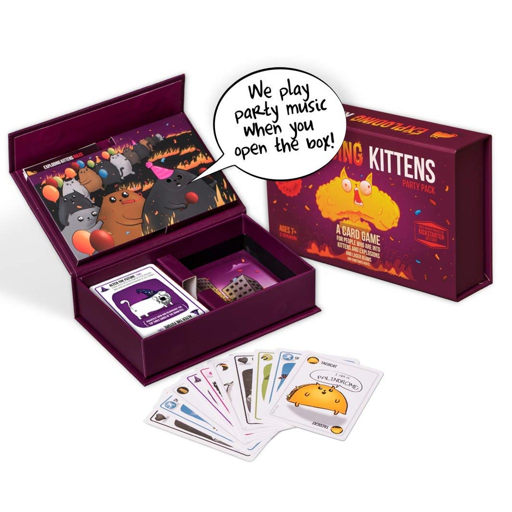 (ของแท้) Exploding kittens party pack บอร์ดเกม reybanzaa ThaiPick