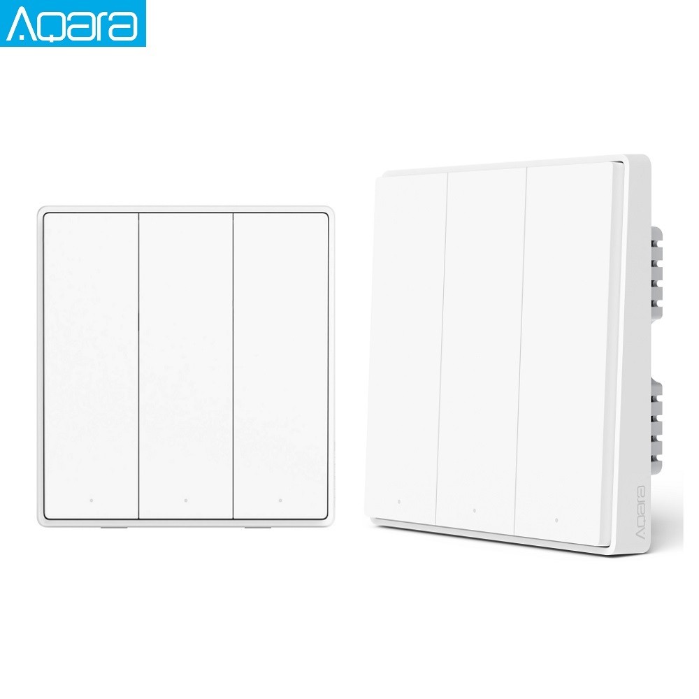 xiaomi Aqara 2020 Lastest D1 Smart Wall Switch 1/2/3 Button Wire