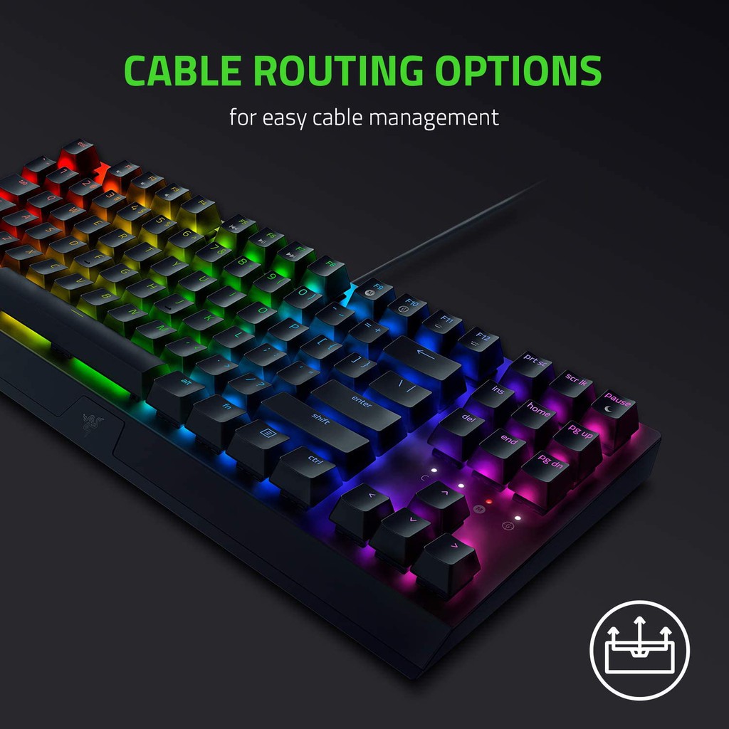 Razer Blackwidow V3 Tenkeyless Green yellow Mechanical Switches Chroma RGB Gaming Keyboard