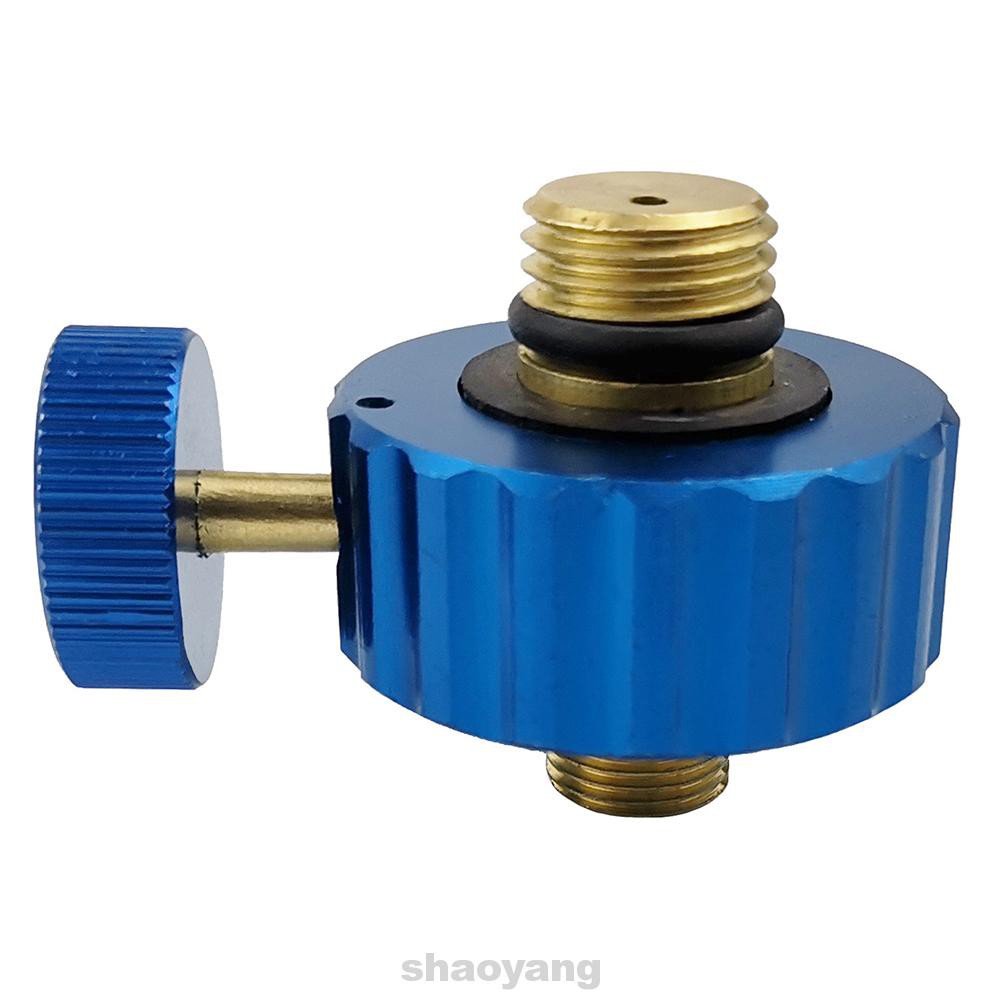 Refilling Connecting Standard Household Blue Cylinder Converting Camping Outdoor Stoves Gas Tank