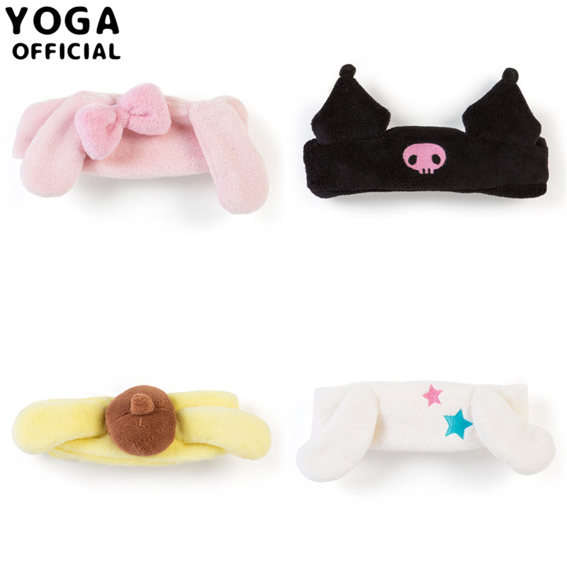 Hello Kitty My Melody Cinnamoroll Pompompurin Kuromi Makeup Headbands