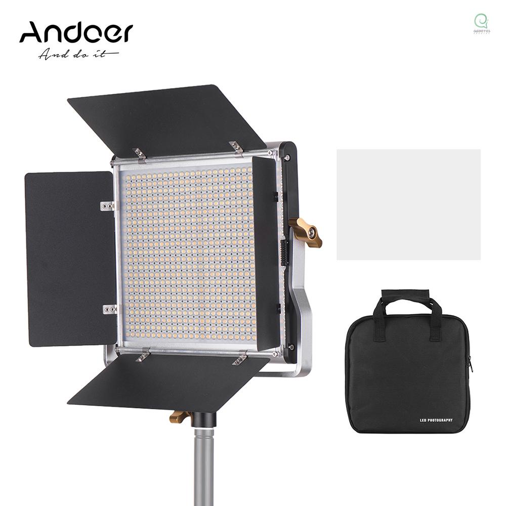 Andoer Professional LED Video Light Dimmable 660 LED Bulbs BiColor