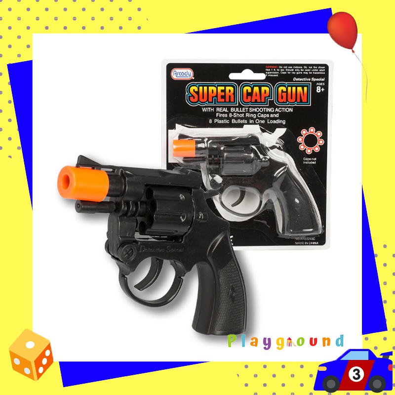 ปืนของเล่น ปืนแก๊ปลูกโม่ Super Cap Gun Shopee Thailand