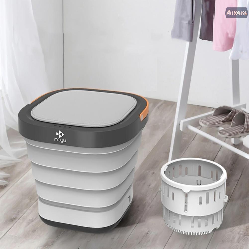 READY STOCK Moyu Wash Machine XPB08F2 2 in 1 Portable Foldable Mini