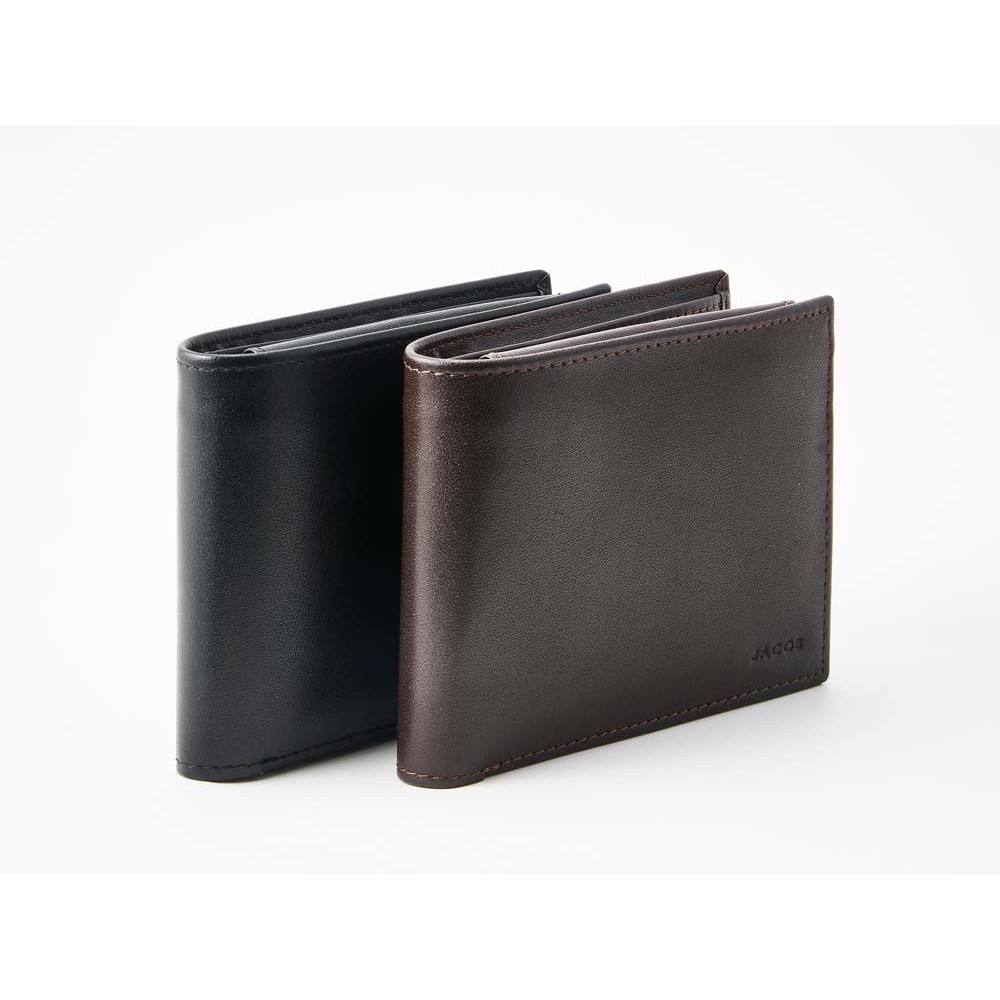 JACOB Wallet U21474 กระเป๋าสตางค์ จาคอป ดำ Black น้ำตาล Brown jacob.official ThaiPick