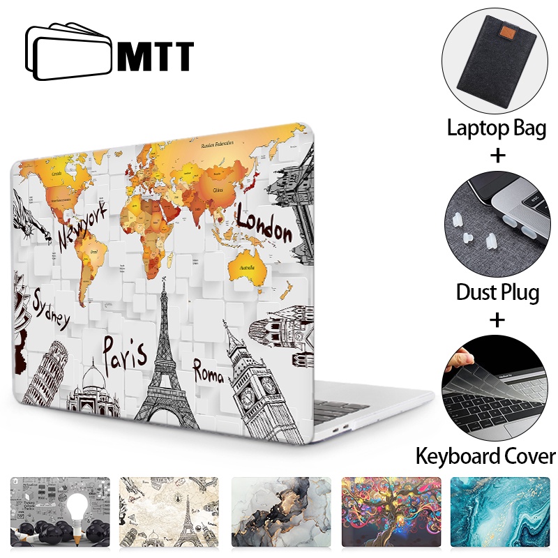 Local StockMTT Laptop Case For Macbook Pro Air 13 14 15 16 11 12 inch 2020 Cover For Macbook Pro