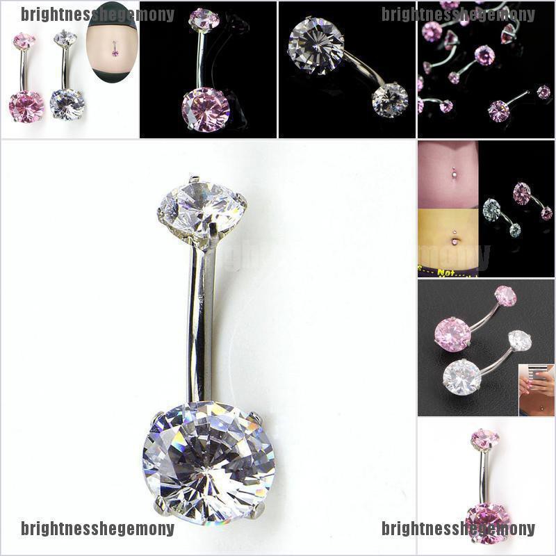 EUTUS Star Heart Fake Belly Rings Earring Clip Body Jewelry Belly Button Rings Clip On Umbilical