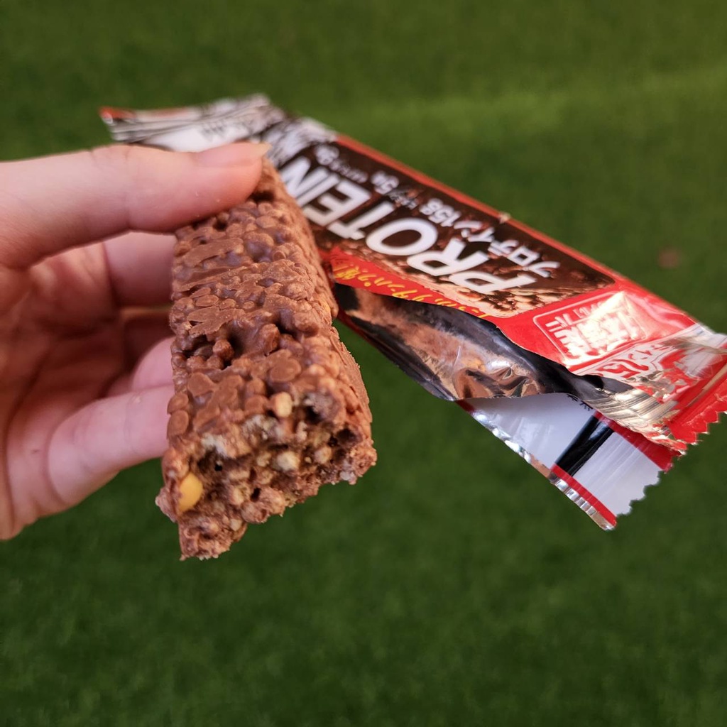ขนมญี่ปุ่น Asahi Bar Protein 1แท่ง โปรตีน15กรัม ขนมคลีน c726