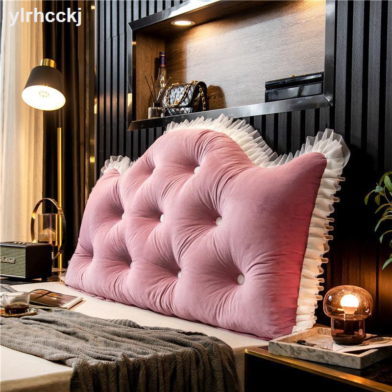 Korean Bedside Cushion Princess Wind Pillow Big Back Bedroom Pillow Bed