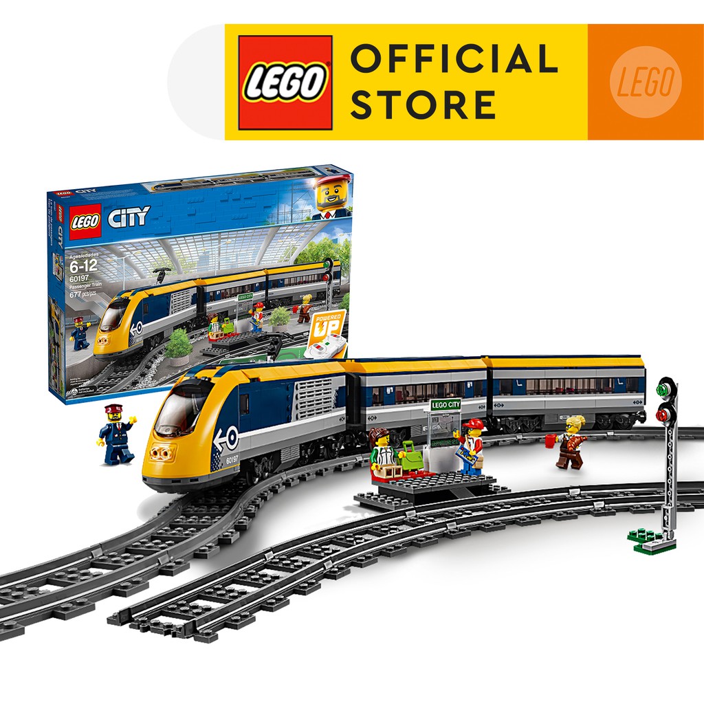 ☼☼Lego® City 60197 Passenger Train (677 Pieces) Building Toy Toys For Kids Building Blocks Train Set Toy Train Jpig | Shopee Thailand