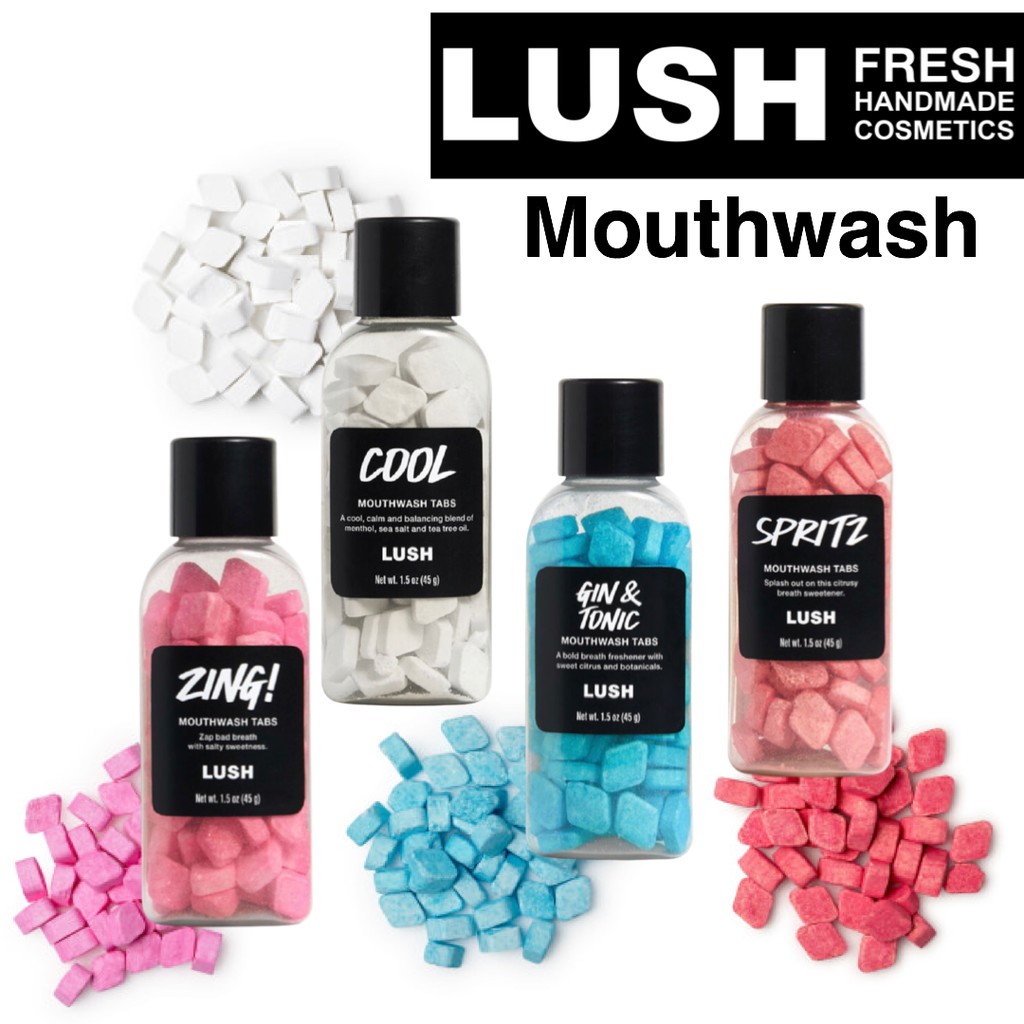 LUSH น้ำยาบ่วนปาก อัดเม็ด LUSH MOUTHWASH TABS น้ำยาบ้วนปากอัดเม็ด ลัช
