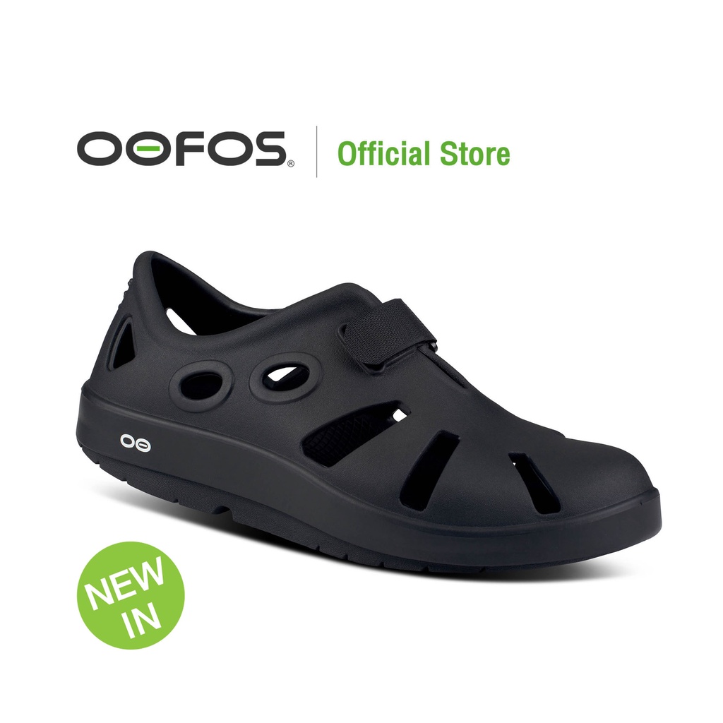 OOFOS Recovery Footwear รุ่น Oocandoo Black (ดำ)Unisex Shopee Thailand