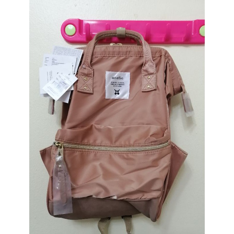 Anello แท้100 (แถมตุ๊กตา) รุ่น Quilting Backpack Mini Size กระเป๋าเป้