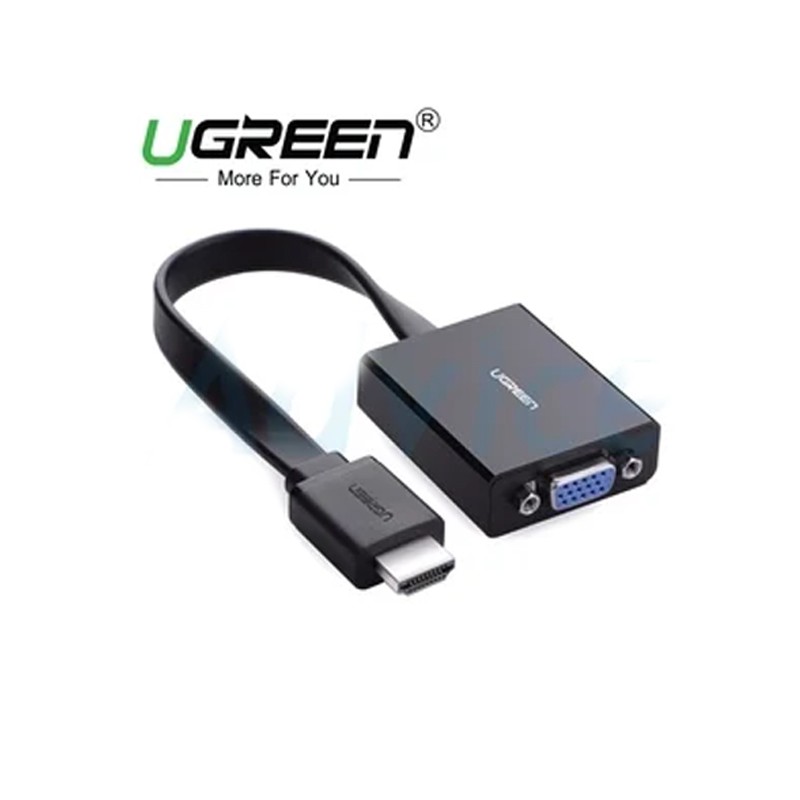 Converter HDMI TO VGA (AUDIO) Adapter UGREEN (40248)By Shopee