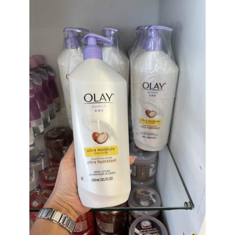 Olay Quench Ultra Moisture Shea Butter Body Lotion 600ml. Shopee Thailand