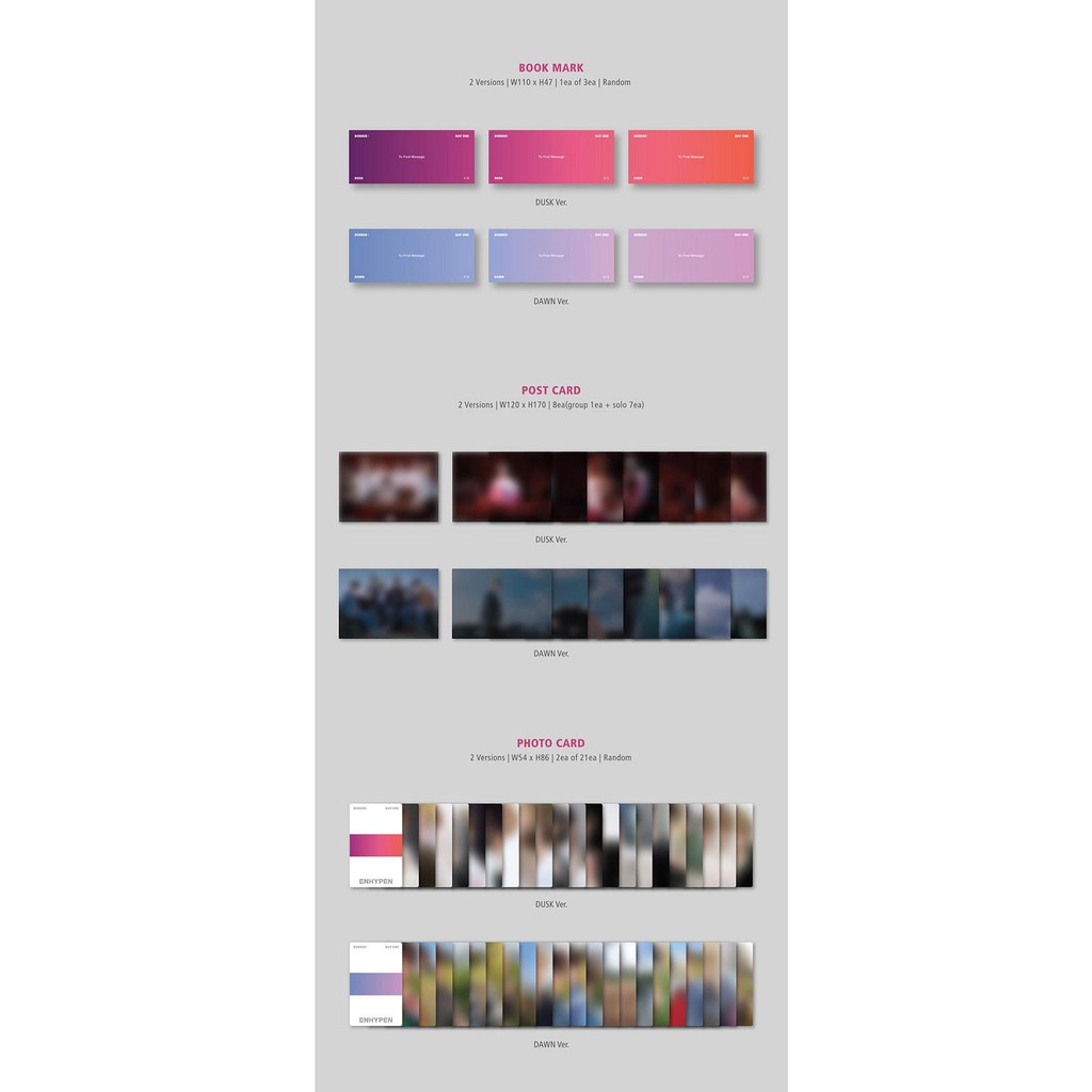 Weverse Enhypen Mini Album Vol 1 Border Day One Plhy | Shopee Thailand
