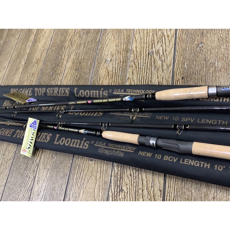 ☫ คัน Loomis Big Game ไกด์สีทอง / สีเงิน 8 ฟุต / 9 ฟุต / 10 ฟุต xc