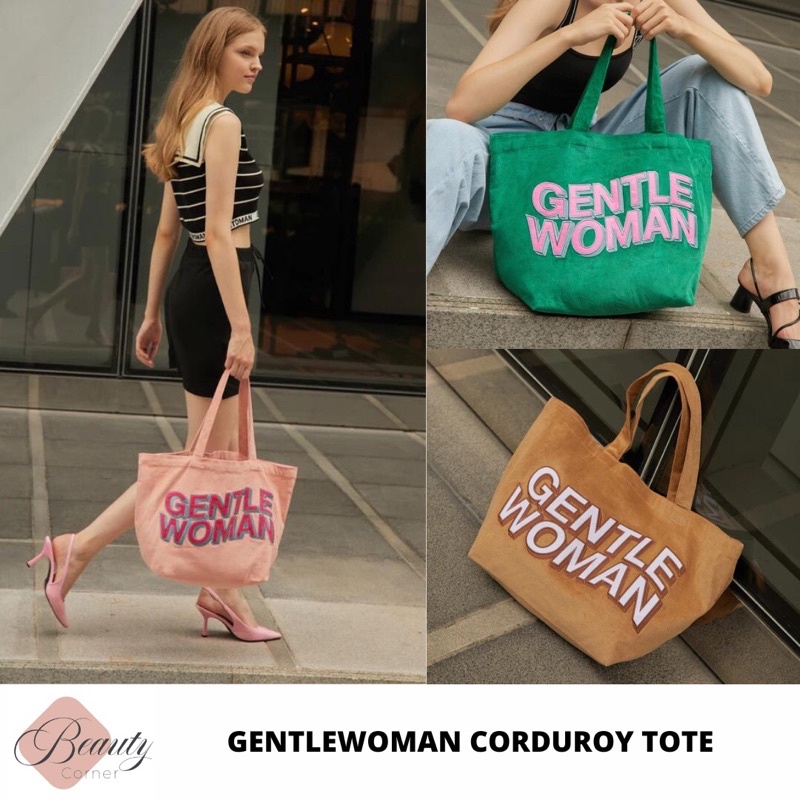พร้อมส่ง กระเป๋า GENTLEWOMAN CORDUROY TOTE littlebeautycorner ThaiPick