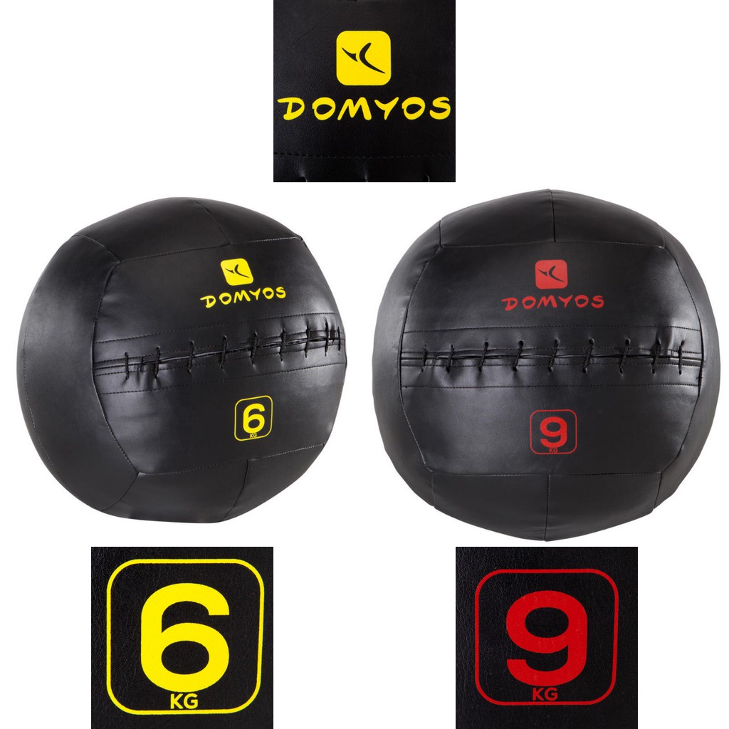 พร้อมส่ง ลูกบอลน้ำหนักรุ่น 6กก /9 กก Crossfit Wall Ball Soft No Bounce