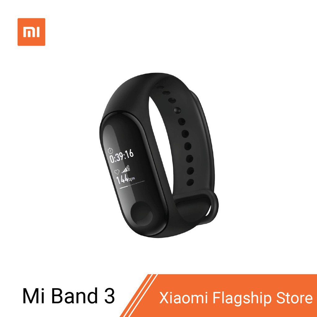 [ส่งฟรี][โค้ด XMCOIN44 รับ coin 14] Xiaomi Smart Watch Mi band 3 สีดำ