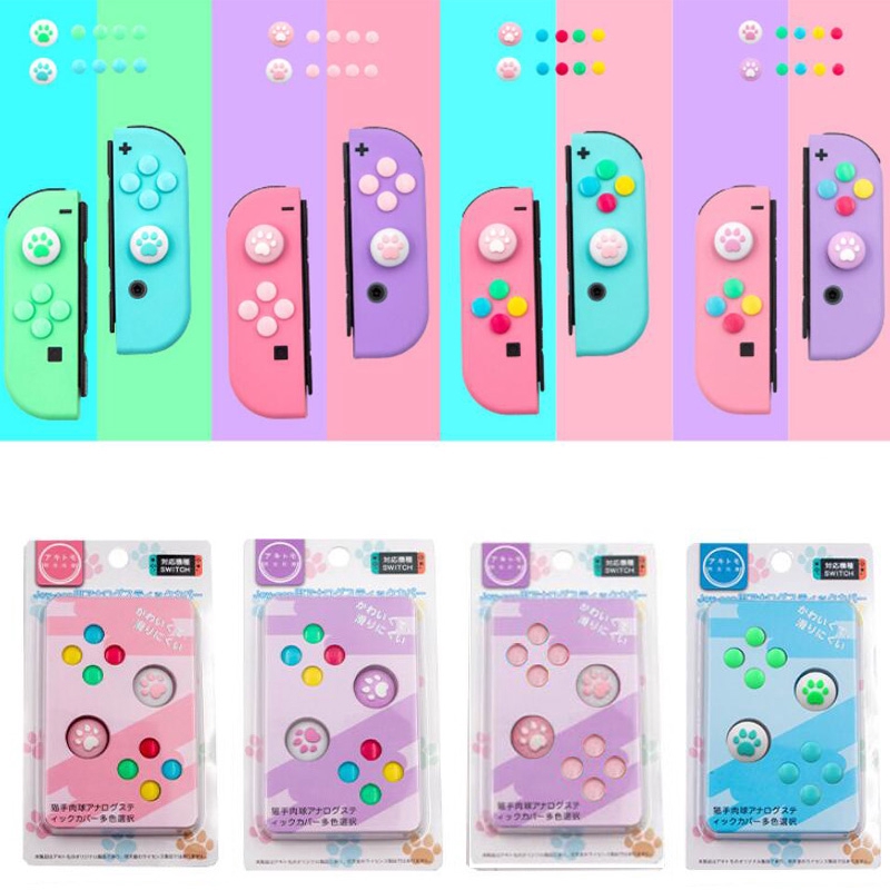 วิจารณ์Cute Cat Paw For Nintendo Switch Joy Con Button