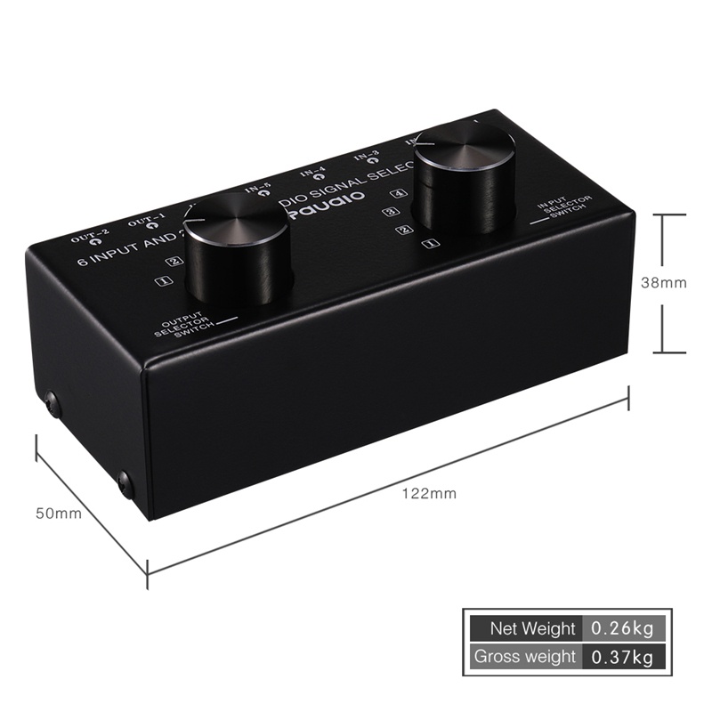 Switcher 6 in 2 Out or 2 in 6 Out Headphone Speaker Switcher hzsyykjj