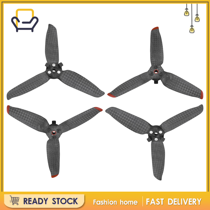 【Fashion home】Carbon Fiber Mini Propellers Foldable Low Noise