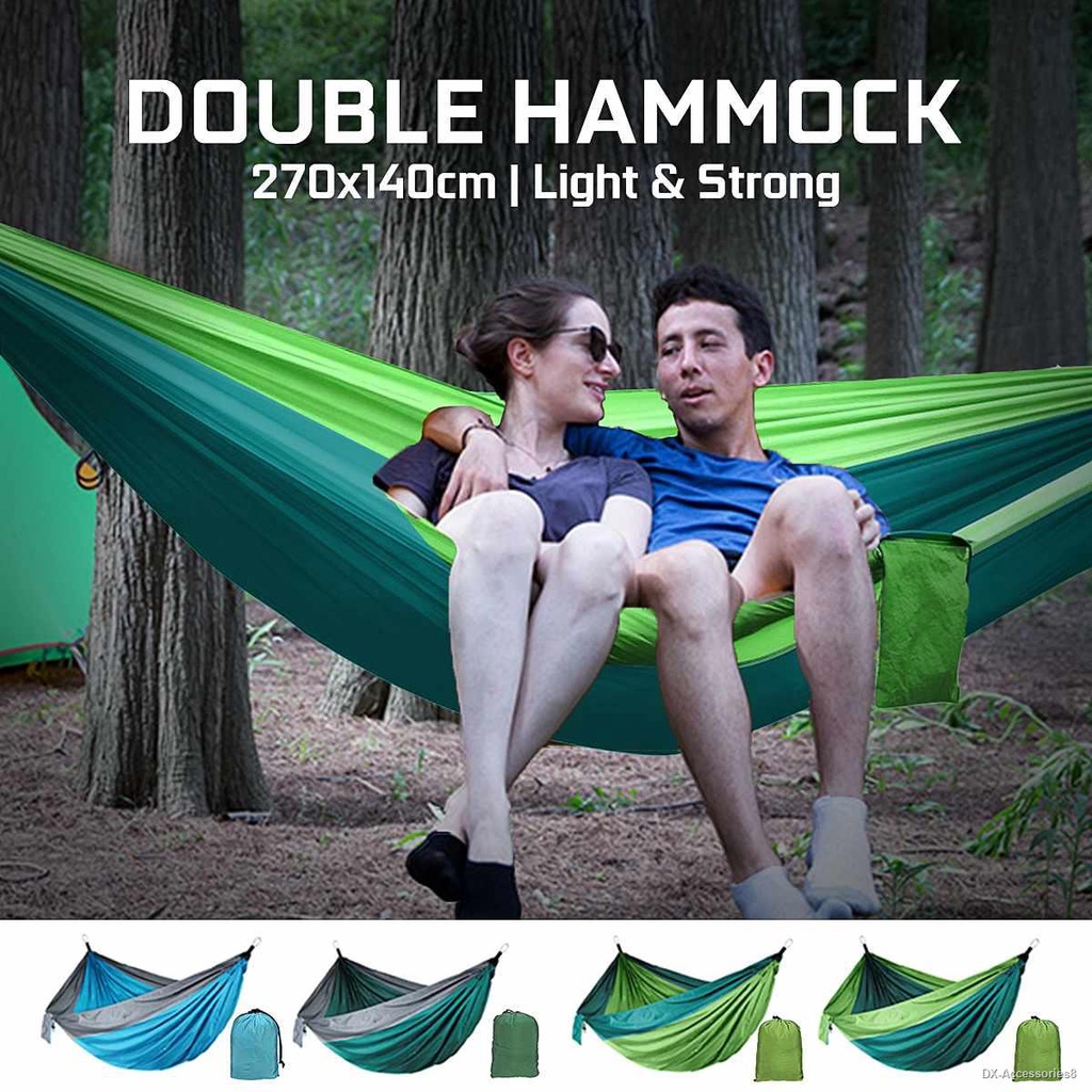 Single Double Adult Hammock Hammocks Sleeping Bed Camping 2 Person Bed