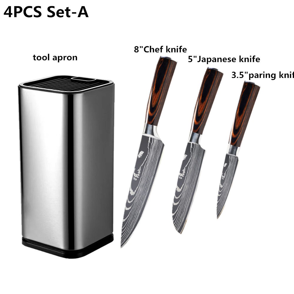 Creative Oblique Knife Rest Stainless Steel Holder Kitchen Knife