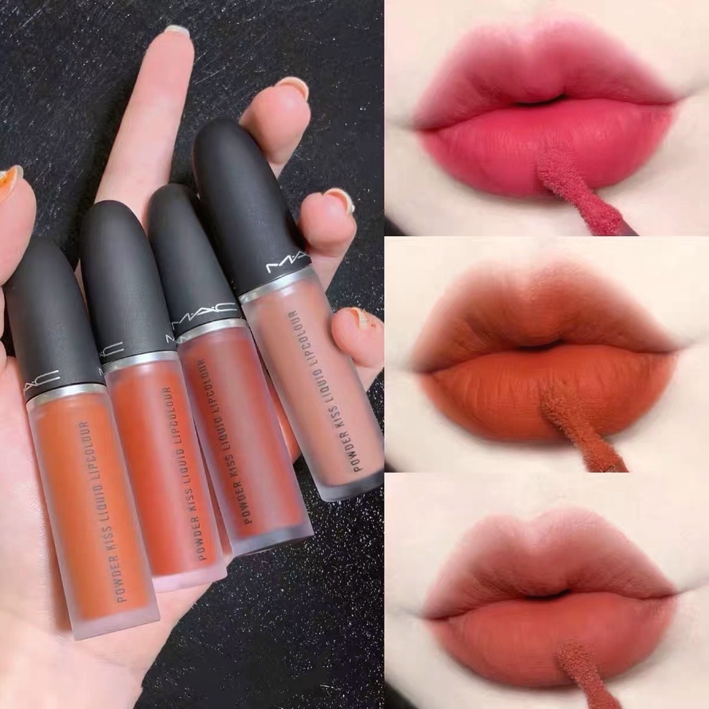จัดส่งที่รวดเร็วMac Powder Kiss Liquid Lipcolour 5ml 989Mull it over