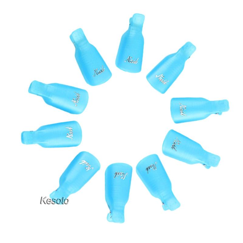 Nails Art Gel Caps Soak Off Clip Wearable Fingers Gel Remover Wraps kesoto.th ThaiPick