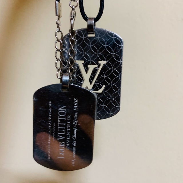 Louis Vuitton Necklace Men แท้ Shopee Thailand