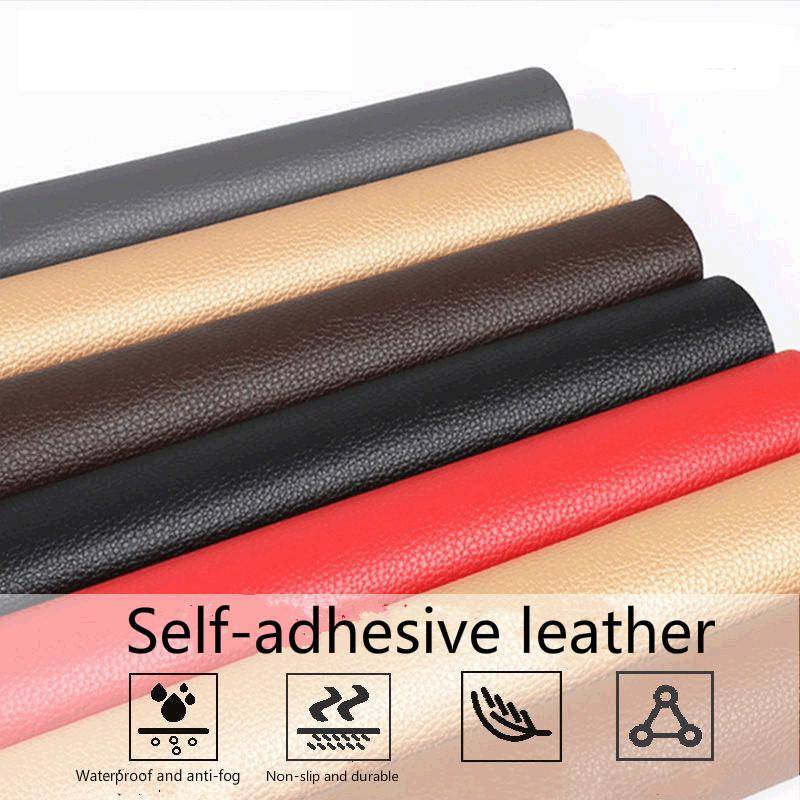 25cm*137cm Selfadhesive Leather Lychee Sofa Repair Tinsel Leather Bed