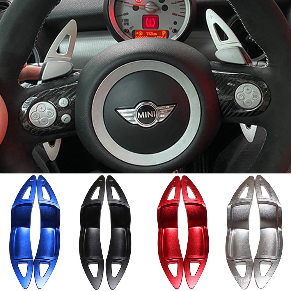 1Pair Car Window Door Pin Lock Stickers Decor For Mini Cooper S JCW One