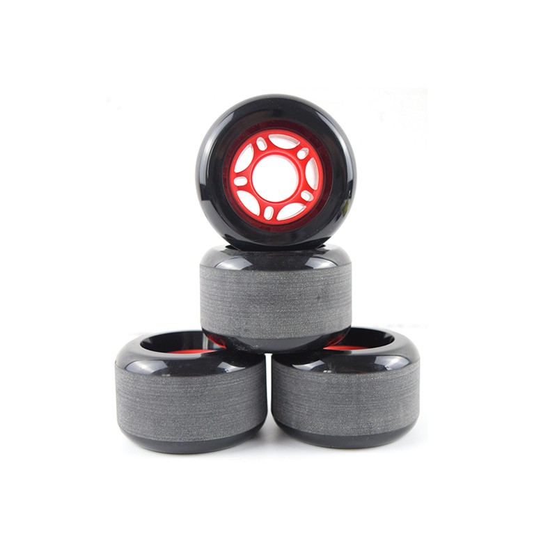O skateboard wheels double rocker brush street wheel shock absorption