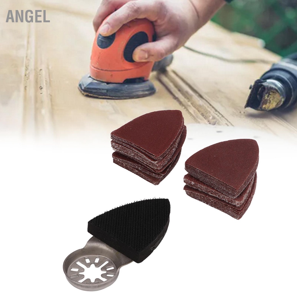 ANGEL 51Pcs Oscillating Sandingpaper Sanding Disc Kit Sandpaper Set