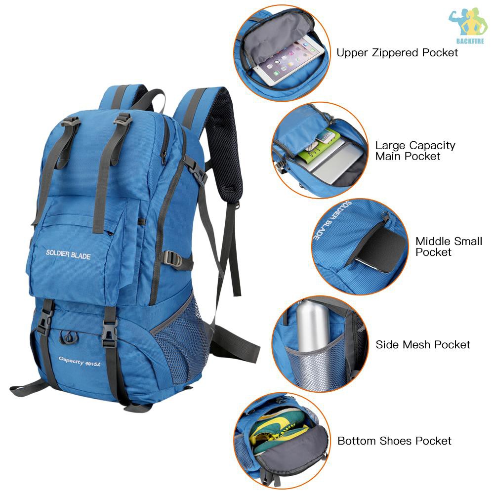 50L Camping Hiking Backpack Large Capacity Mountaineering Pack