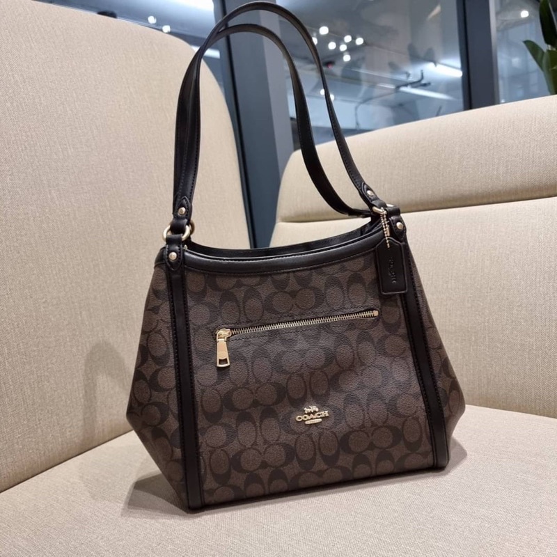 COACH C6232 KRISTY SHOULDER BAG IN SIGNATURE CANVAS Shopee Thailand