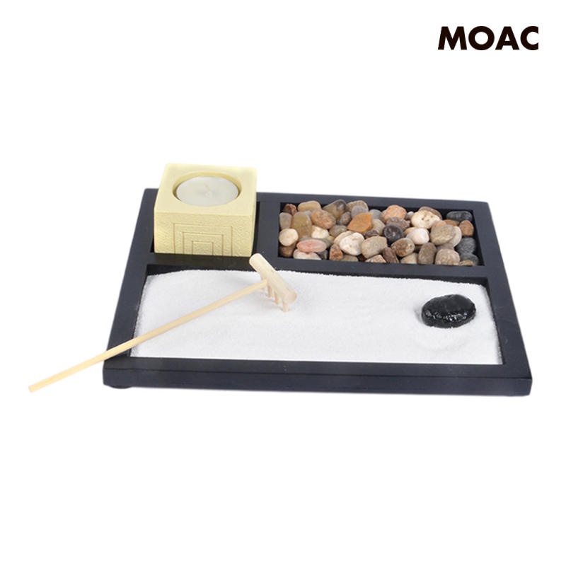 [Home Appliances] Zen Garden Yoga Desk Feng Shui Relax Ornament Incense
