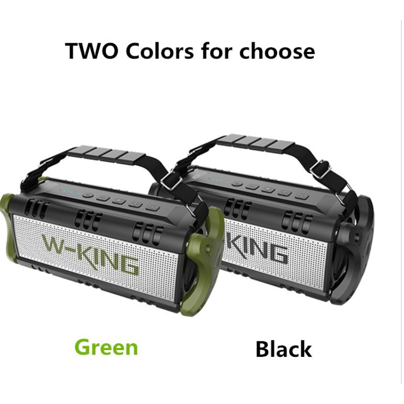 W-King D8 ลำโพงบลูทูธกลางแจ้ง 50 วัตต์ไร้สายซับวูฟเฟอร์ 360 เสียงรอบทิศ