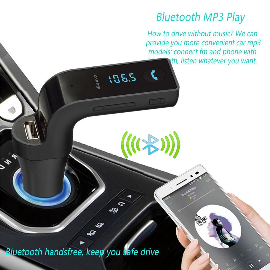 ☁ CAR G7 ของแท้ Bluetooth Car Charger เครื่องเล่นเพลง & Charger