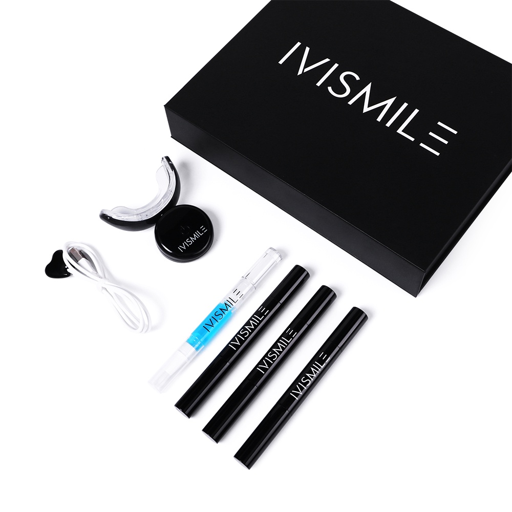 ฟอกสีฟัน IVISMILE Dental Teeth Whitening Kit With 32 Led Light Machine