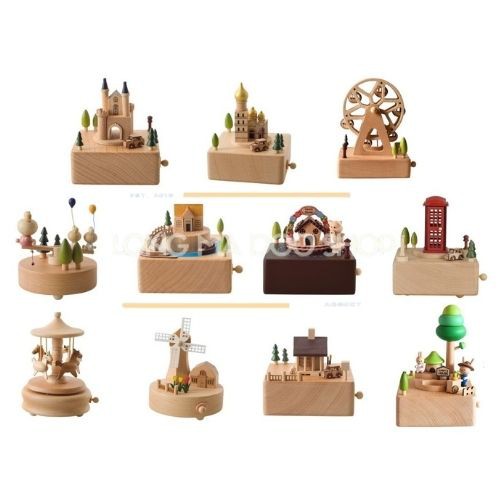 กล่องดนตรีไม้ มีชีวิต Music box (Voice Castle In The Sky