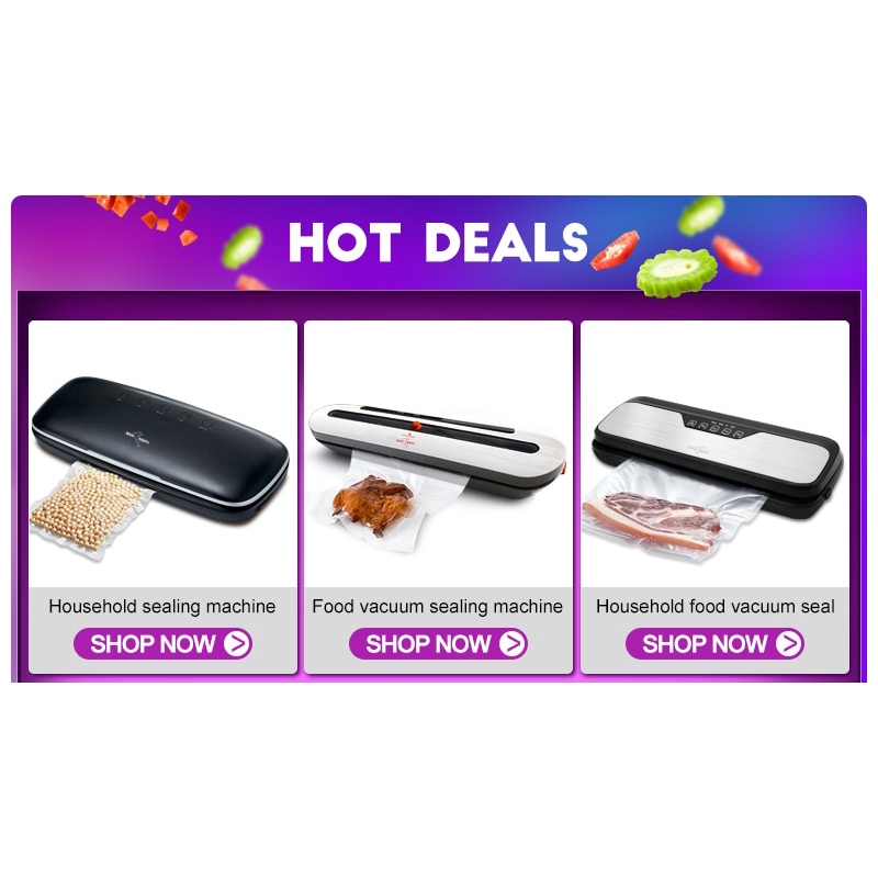 Best Electric Vacuum Sealer Machine 220V 110V With 10pcs Food Saver