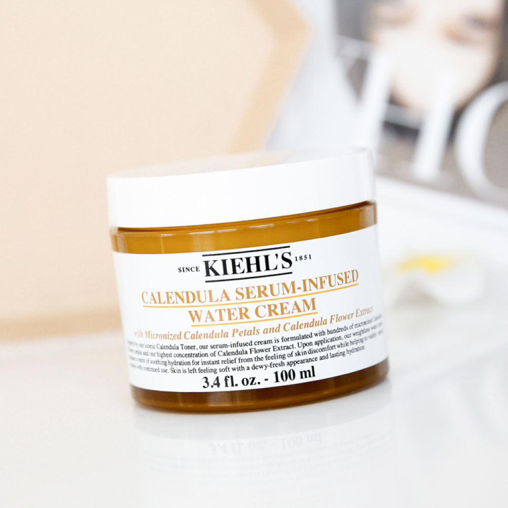 KIEHL'S CALENDULA SERUMINFUSED WATER CREAM 50 ml. 100 ml.(จัดส่งฟรี) dream_sandals ThaiPick