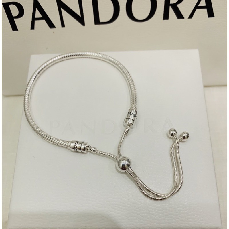 Pandora moment snake chain slider bracelet แท้100 pandoradd ThaiPick