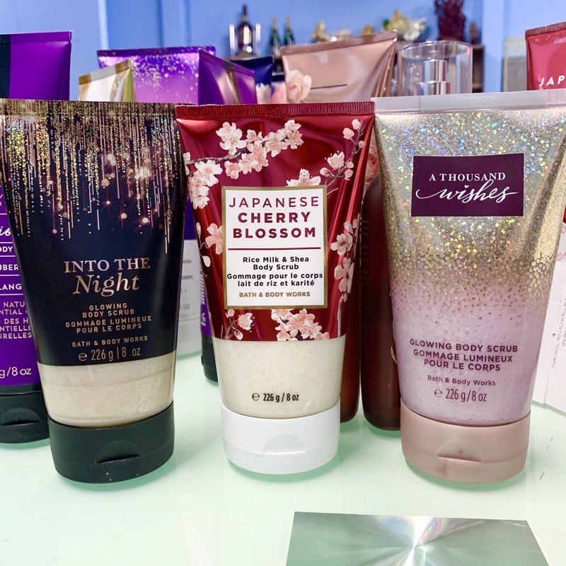 Bath and body works Body Scrub สครับขัดผิวกาย Jasmine Sandlewood A